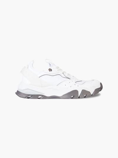 Calvin Klein Cipők HU901521 | Calvin Klein Bőr Chunky Férfi Sportcipő Világos Fehér